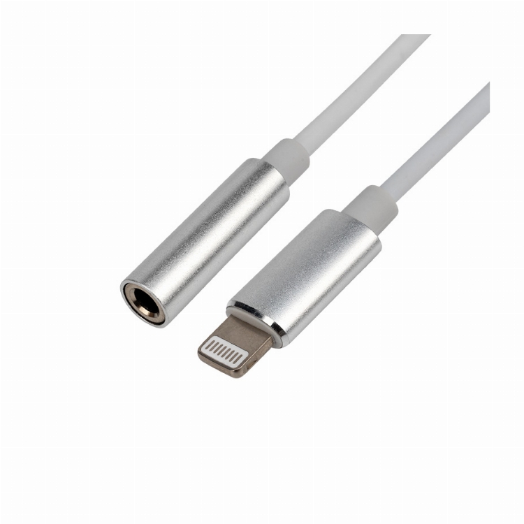 Кабель переходник с iPhone 5/6/7/8/X моделей на AUX гн. 3,5 мм REXANT