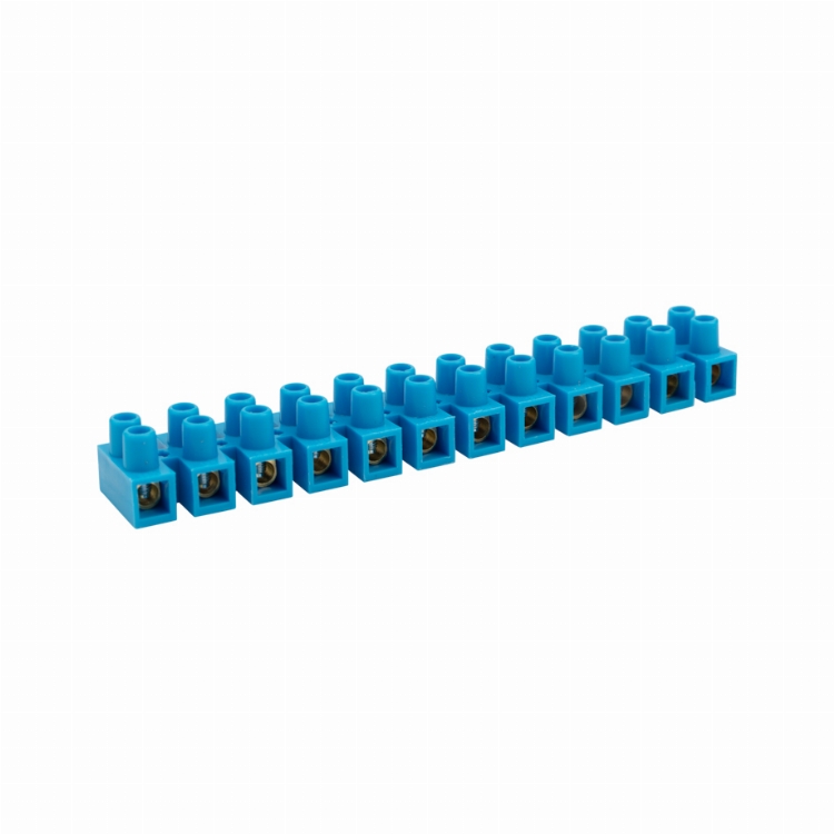 Клеммная винтовая колодка KВ-16 6-16, ток 30 A, полиэтилен синий REXANT (10 шт./уп.)