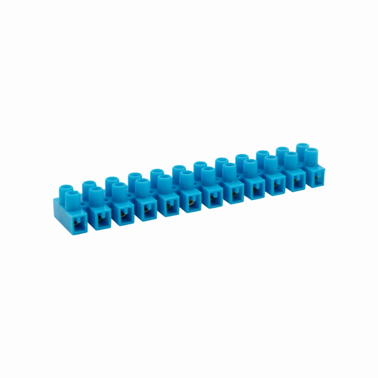 Клеммная винтовая колодка KВ-4 1,5-4, ток 3 A, полиэтилен синий REXANT (10 шт./уп.)