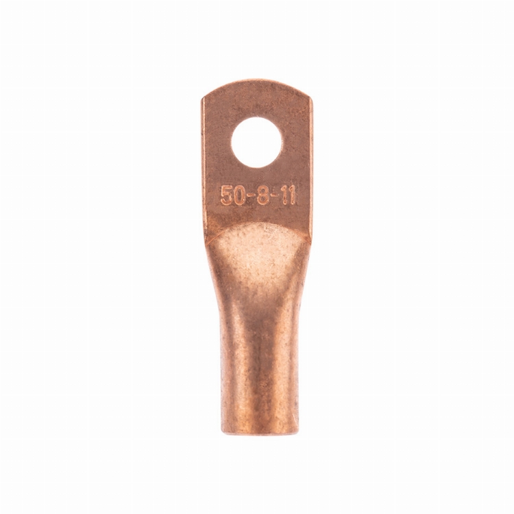 Наконечник медный ТМ 50-8-11 (50мм² - Ø8мм) (в упак. 100 шт.) REXANT