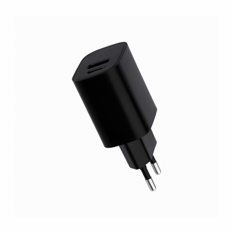 Сетевое зарядное устройство REXANT USB + Type-C, 5V, 2.4 A, черное