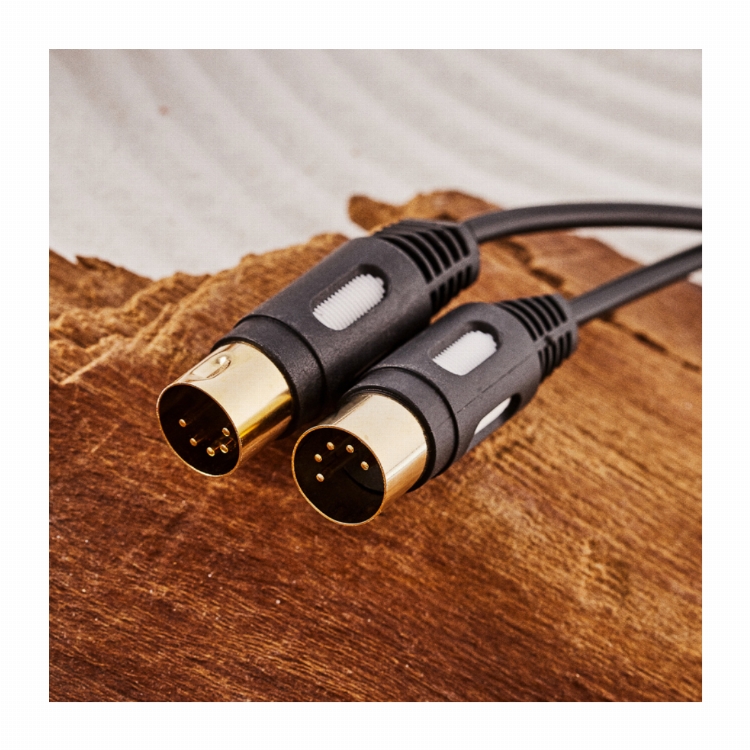Шнур DIN 5 Pin - DIN 5 Pin, длина 1,5 метра (GOLD) REXANT
