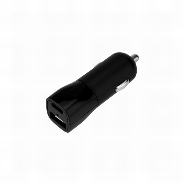 Зарядное устройство в прикуриватель REXANT USB x Type-C, 18W, с Quick charge, черное